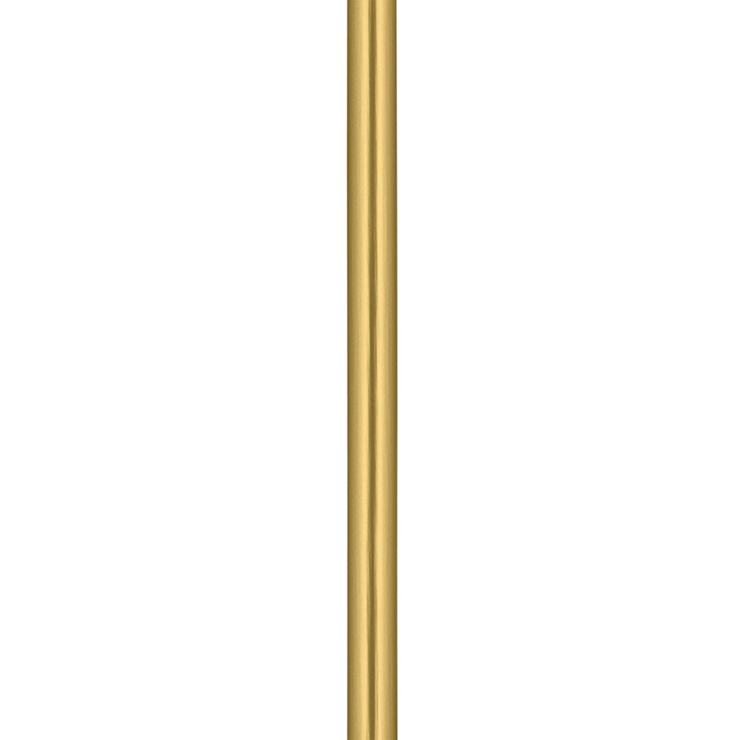 Kichler Accessory 12in Stem | Brushed Gold Steel | Pendant & Chandelier Downrod | 12 in Length | Model 2999BG