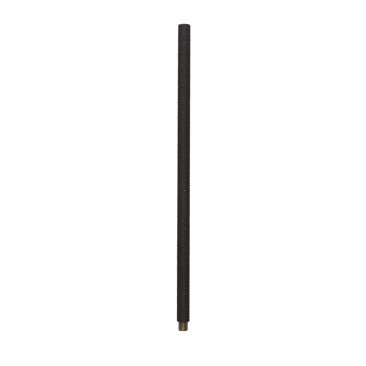 Kichler Stem 0.5 x 12 in | Steel Downrod in Distressed Black | Ceiling Fan & Light Fixture Extension | 12 in Length | Model 2999DBK