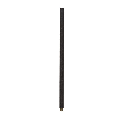 Kichler Stem 0.5 x 12 in | Steel Downrod in Distressed Black | Ceiling Fan & Light Fixture Extension | 12 in Length | Model 2999DBK