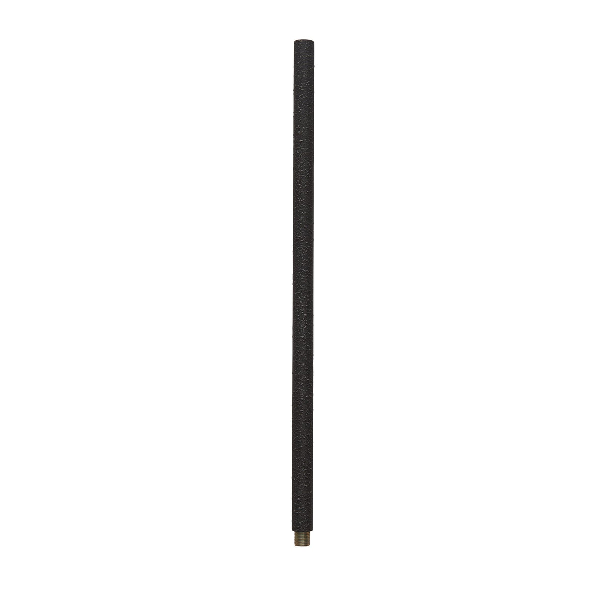 Kichler Stem 0.5 x 12 in | Steel Downrod in Distressed Black | Ceiling Fan & Light Fixture Extension | 12 in Length | Model 2999DBK