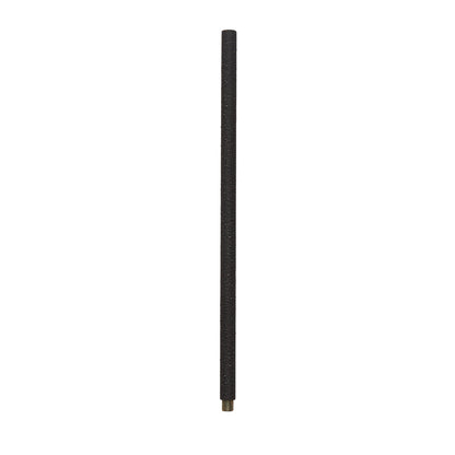 Kichler Stem 0.5 x 12 in | Steel Downrod in Distressed Black | Ceiling Fan & Light Fixture Extension | 12 in Length | Model 2999DBK