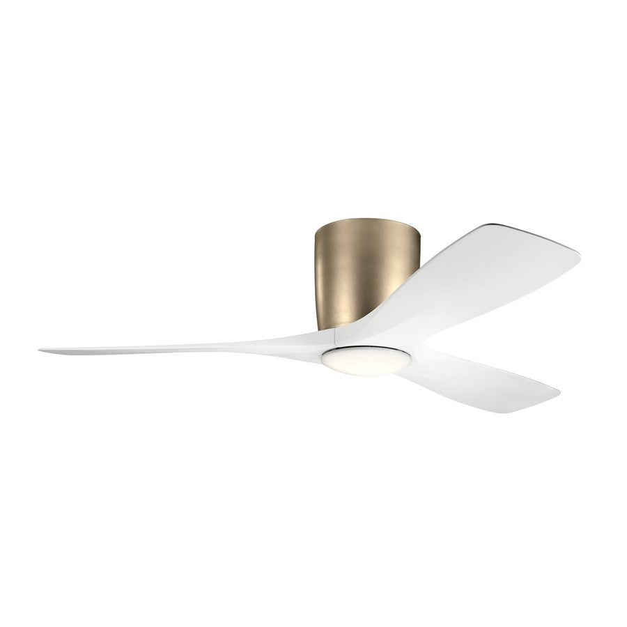 Kichler Volos 48" Ceiling Fan, Champagne Bronze/Matte White - 300032CPZ