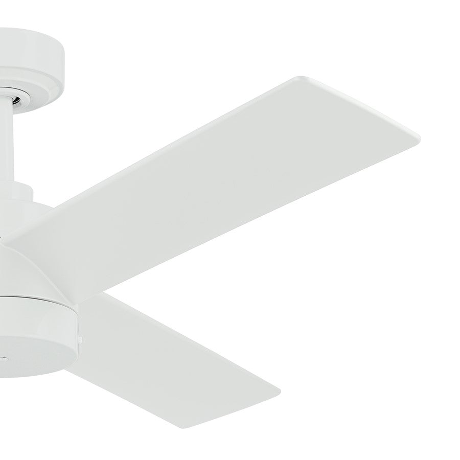Kichler Spyn Lite 52" Ceiling Fan, Matte White/Matte White
