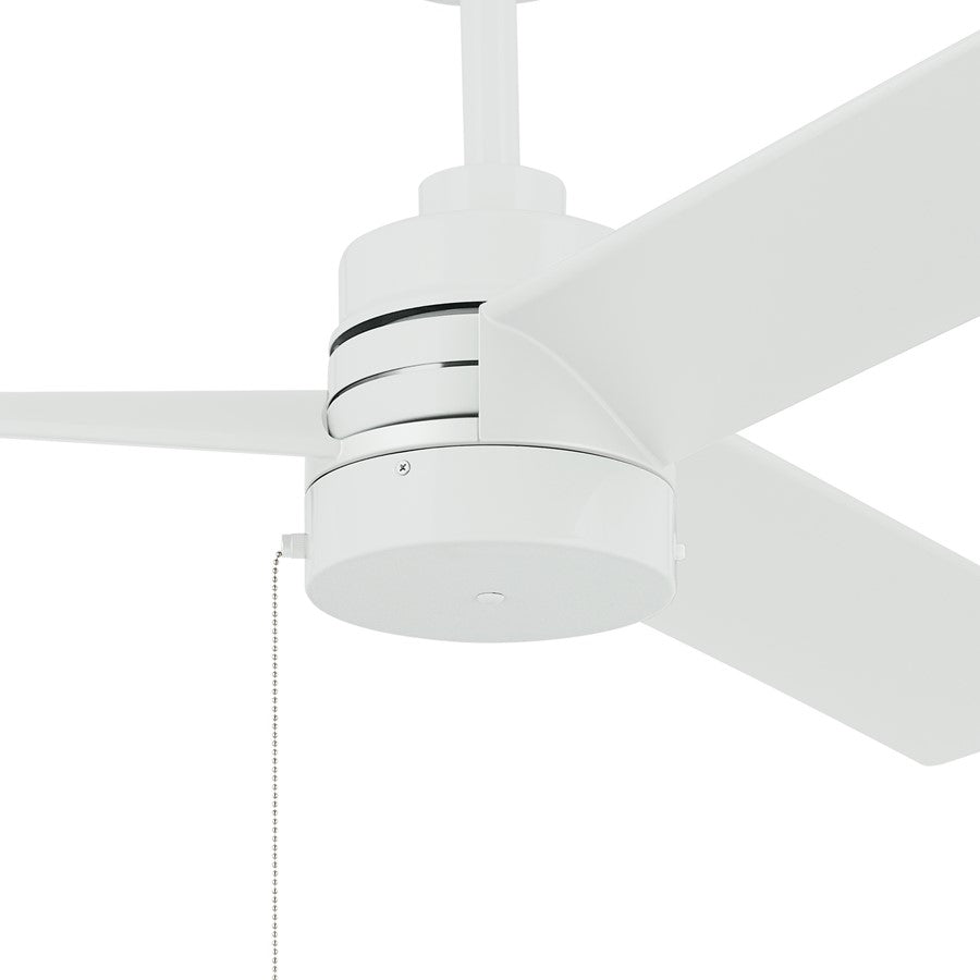 Kichler Spyn Lite 52" Ceiling Fan, Matte White/Matte White