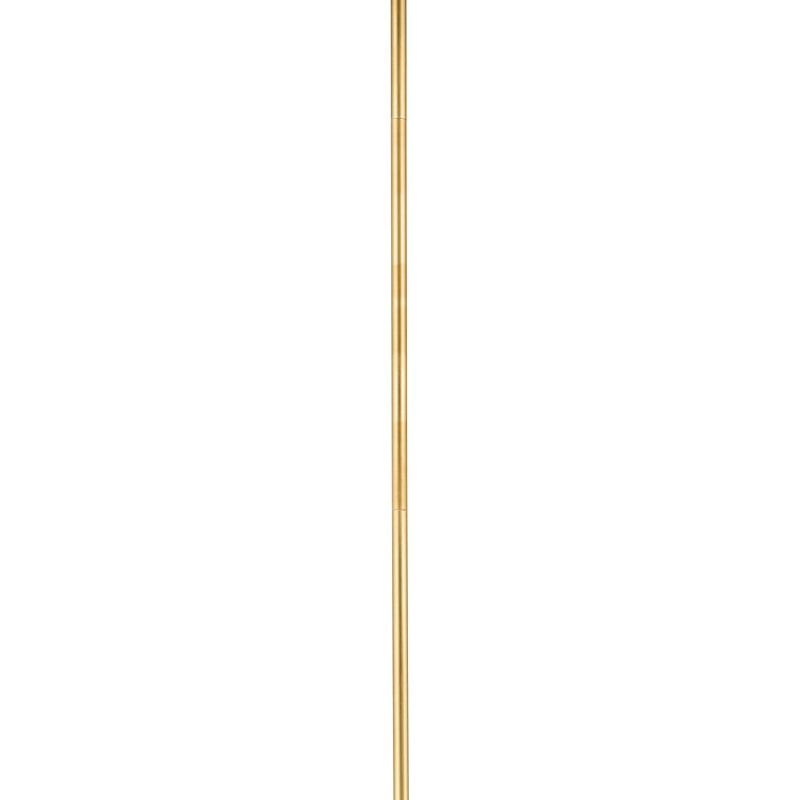 Kichler 24in Accessory Stem | Lacquered Brass Brass Ceiling Fan Extension | Extend Fixture Height | 24 in L | Model 3038LBR