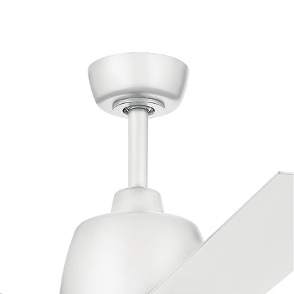 Kichler Breda 65" Ceiling Fan, Matte White/Matte White