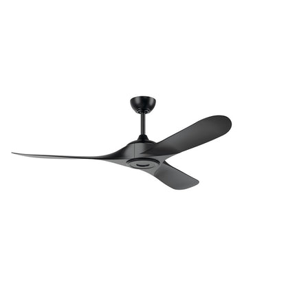 Kichler Mylo 1Lt 60" Ceiling Fan, Black/Black/Etched