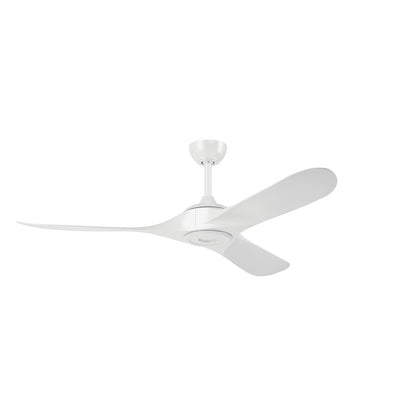 Kichler Mylo 1Lt 60" Ceiling Fan, White/White/Satin Etched