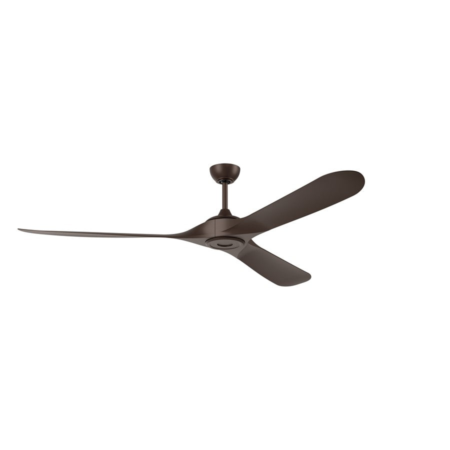 Kichler Mylo 1Lt 80" Ceiling Fan, Natural Bronze/Bronze/Etched
