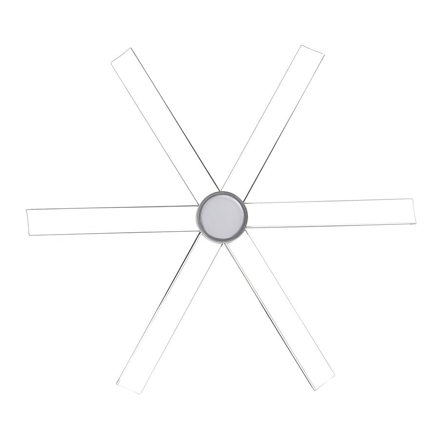 Kichler Solen 65in Ceiling Fan Translucent Blade Set | Clear Plastic | Modern Ceiling Fan Accessory | 30 x 4.5 x 0.13 in | Model 390065