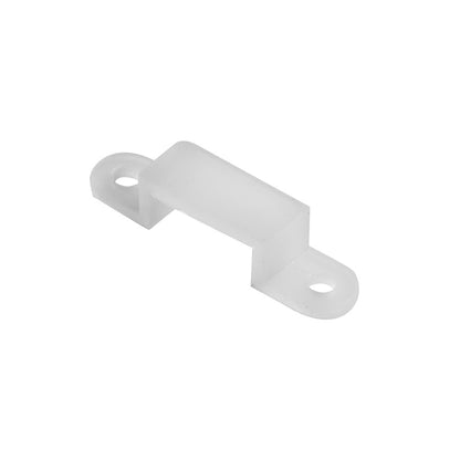 Kichler Wet Mechanical Fastener | Clear Silicone | Securing Wet Tape Light | 1.25 x 0.25 x 0.25 in | Model 3CLIPCLR