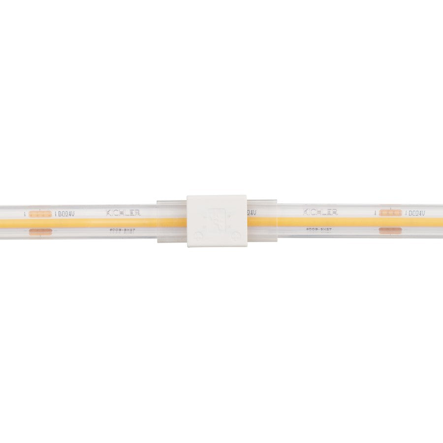 Kichler Wet Tape Accessories Tape to Tape Connector | White Plastic | Indoor & Outdoor Wet Locations | Joins Two Tape Sections | Model 3CTTWH