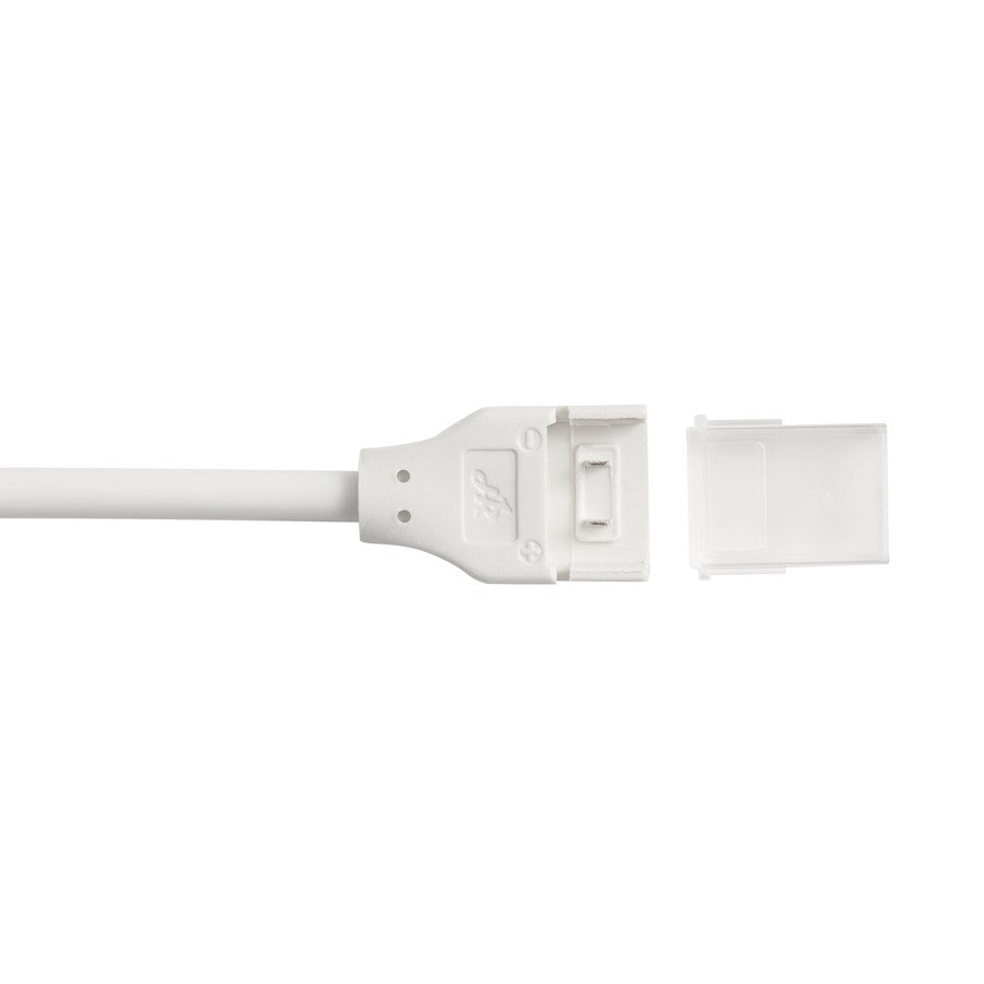 Kichler Wet Tape Accessories Tape to Supply Lead | White Plastic Connector | Indoor & Outdoor Wet Locations | 72in Lead Wire | Model 3CTWS6WH