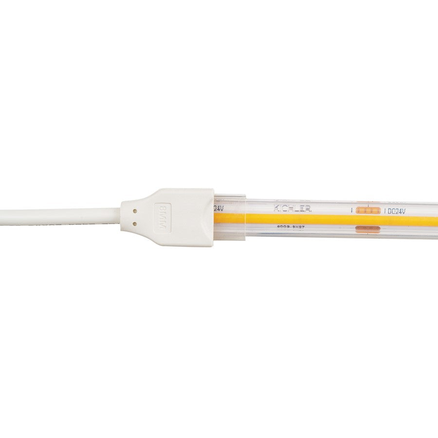 Kichler Wet Tape Accessories Tape to Supply Lead | White Plastic Connector | Indoor & Outdoor Wet Locations | 72in Lead Wire | Model 3CTWS6WH