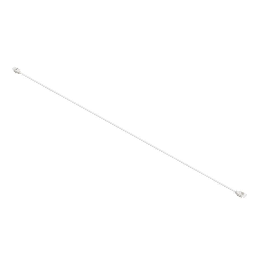Kichler Wet 24in Jumper | White Plastic Tape Light Connector | Indoor & Outdoor Wet Locations | 24 x 0.6 x 0.33 in | Model 3J24WH