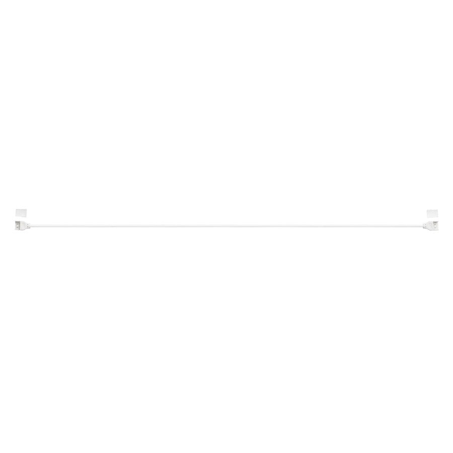 Kichler Wet 24in Jumper | White Plastic Tape Light Connector | Indoor & Outdoor Wet Locations | 24 x 0.6 x 0.33 in | Model 3J24WH