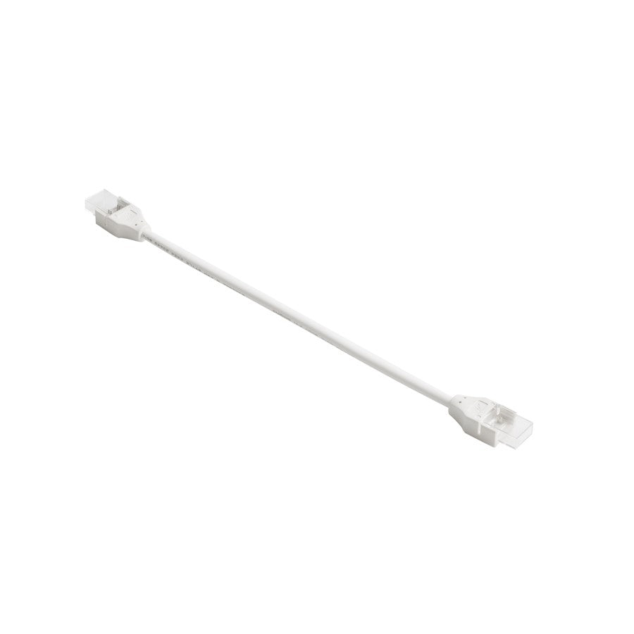 Kichler Wet 6" Jumper | White Plastic | Connecting Tape Light Sections | 6 x 0.6 x 0.33 in | Model 3J6WH