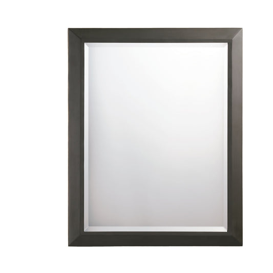 Kichler 24x30in Rectangular Wall Mirror | Olde Bronze Steel Frame | Entryway & Bathroom Accent | Model 41011OZ