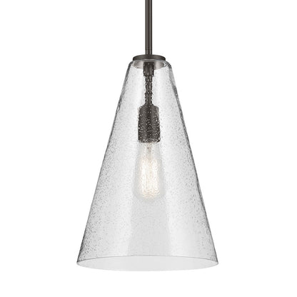 1 Light Cone 15.25" Pendant, Olde Bronze