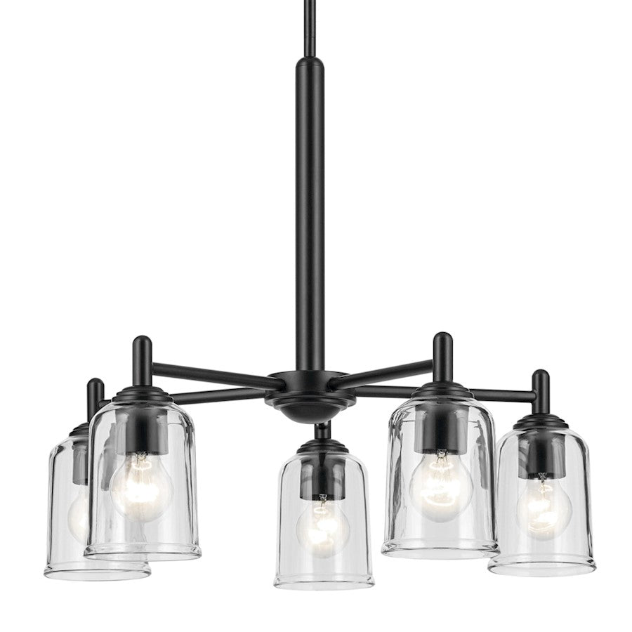 Chandelier, Medium, Black