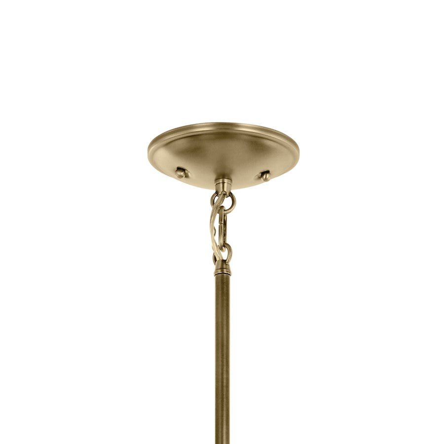 Kichler Shailene 5Lt Round 15.25" Chandelier 1 Tier Medium, Brass - 43671NBRCLR