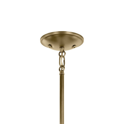 1 Light Bell 11.25" Mini Pendant, Brass