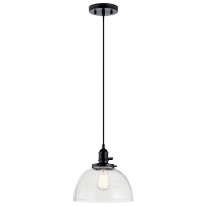 1 Light Mini Pendant, Black