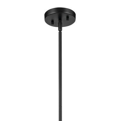 1 Light Cone 11.25" Pendant, Black