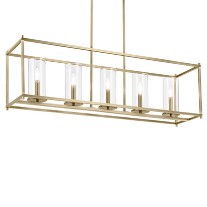 13.5" Chandelier Single Brass