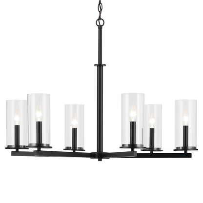 Large Chandelier, Black