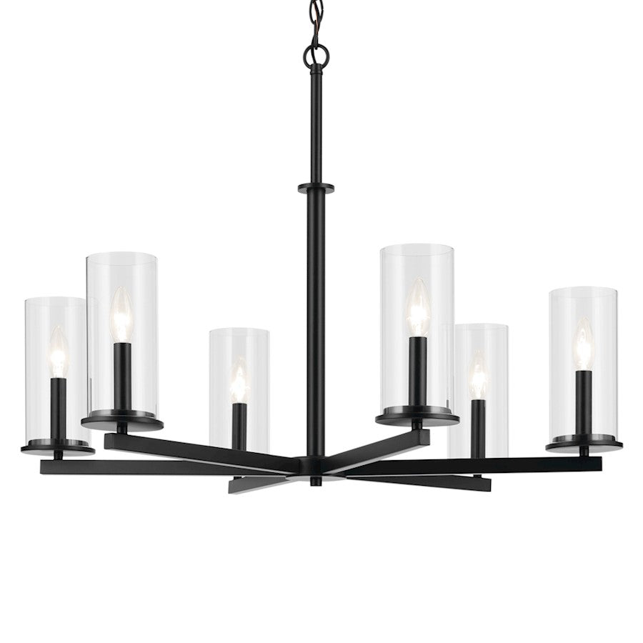 Large Chandelier, Black