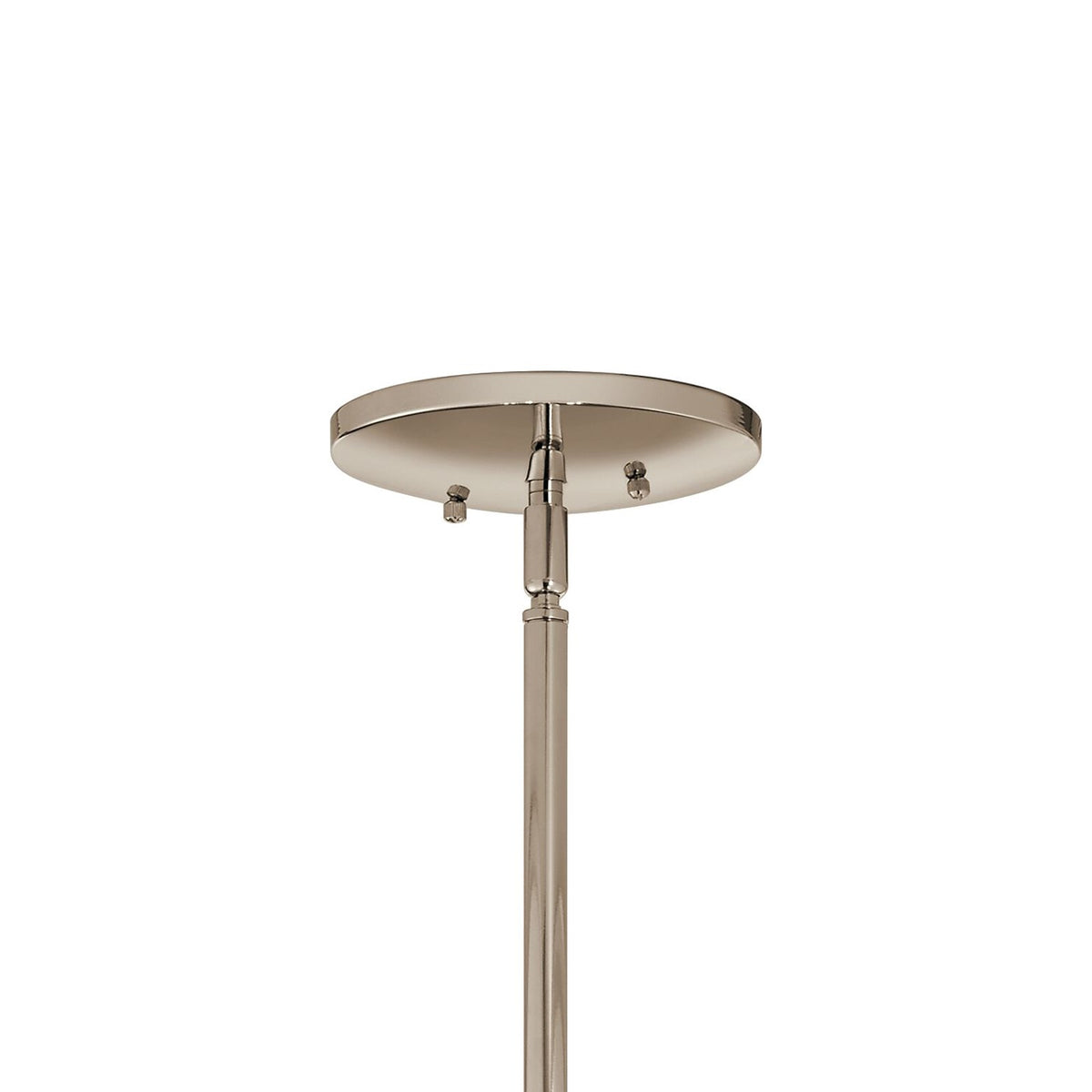 Kichler Eris 8-Light Chandelier | Polished Nickel Steel & Crystal | Dining Room & Living Room | 30 x 16.75 in | Model 44276PN
