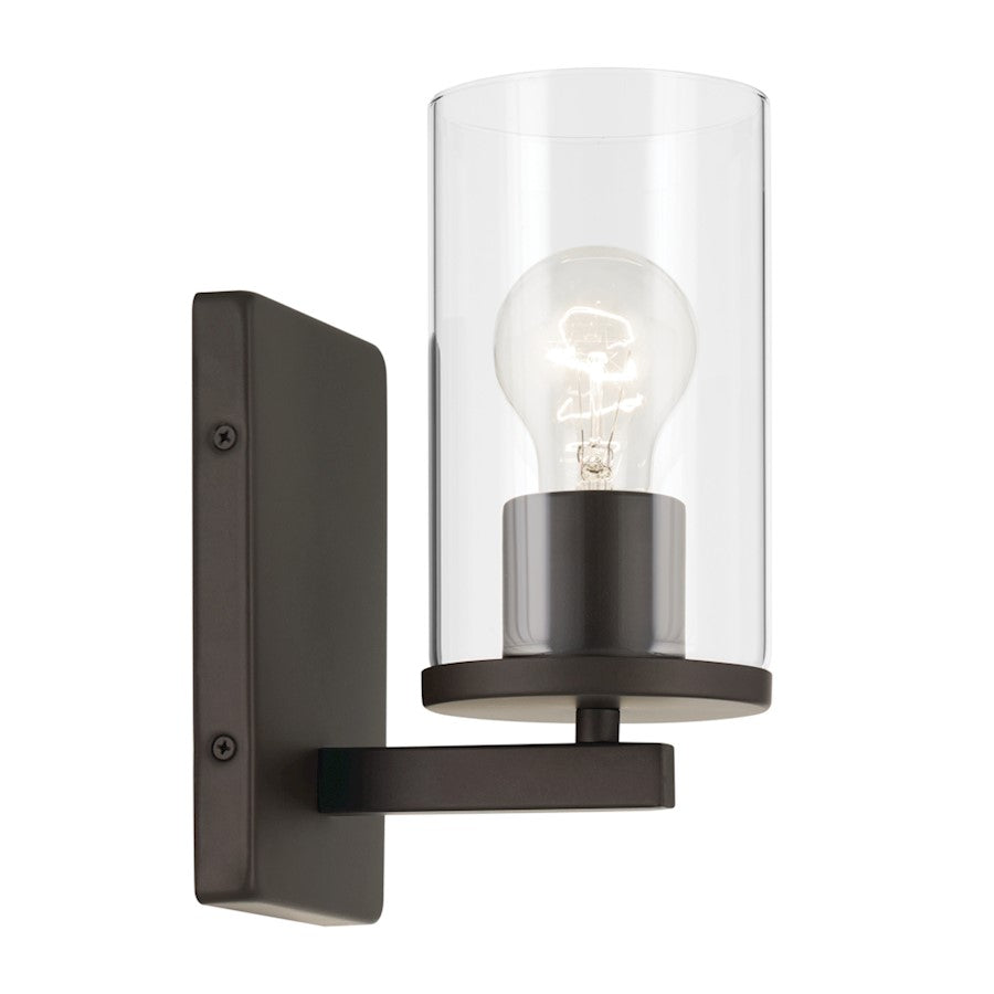 1 Light Cylinder 9.25" Wall Sconce