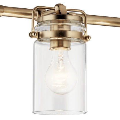 4 Light Bathroom Vanity Light, Champagne Bronze