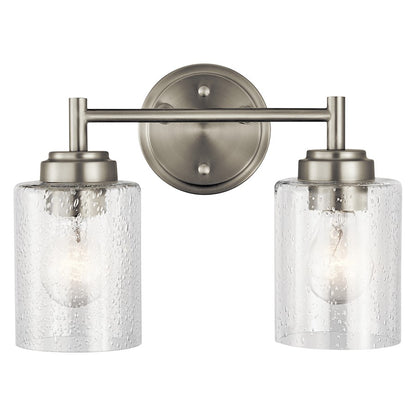 Bathroom Vanity Light, Brushed Nickel