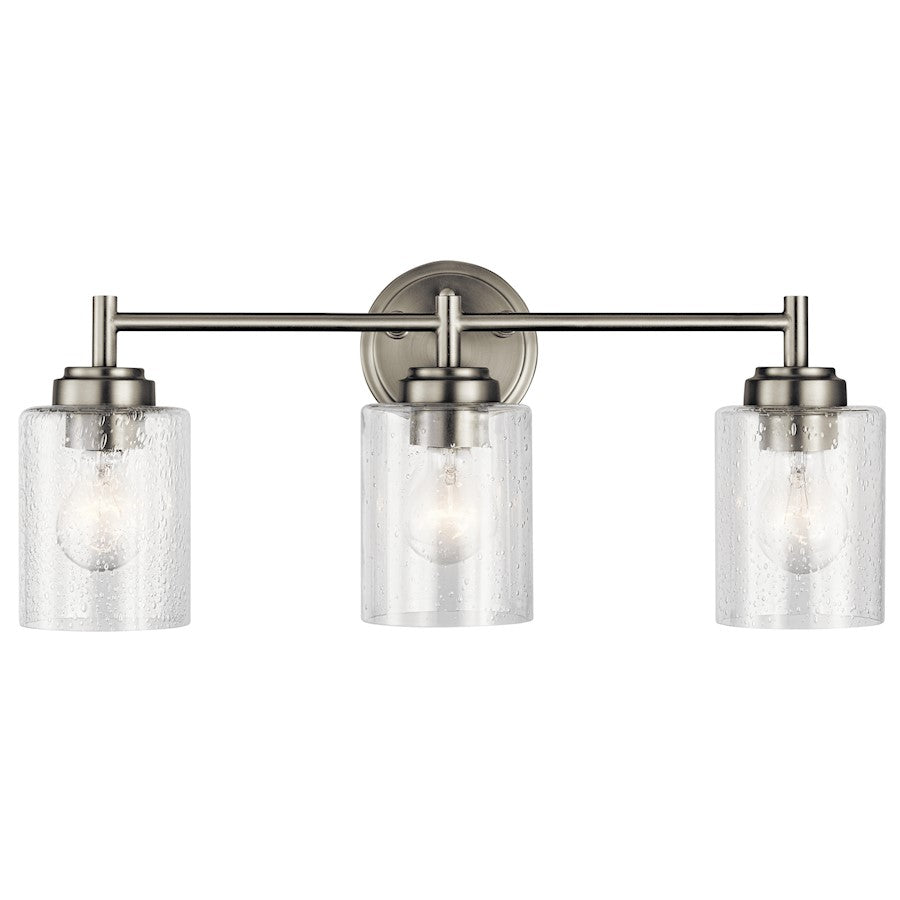 Bathroom Vanity Light, Brushed Nickel