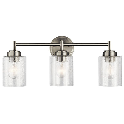 Bathroom Vanity Light, Brushed Nickel