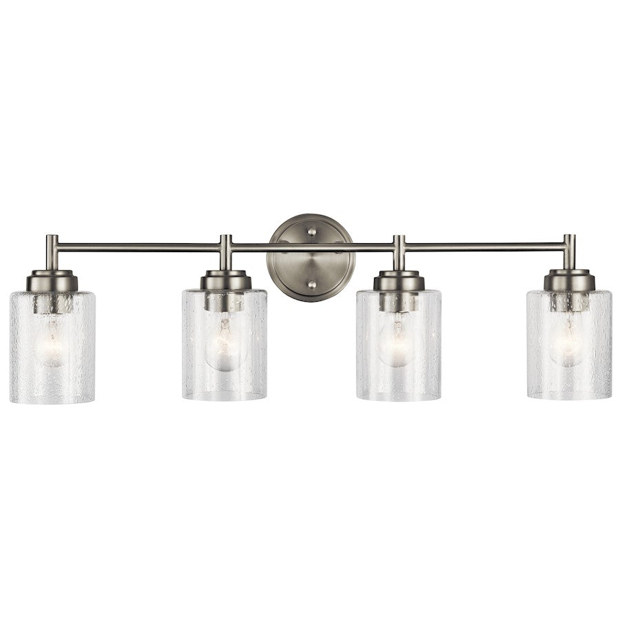 Bathroom Vanity Light, Brushed Nickel