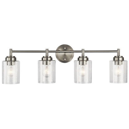 Bathroom Vanity Light, Brushed Nickel