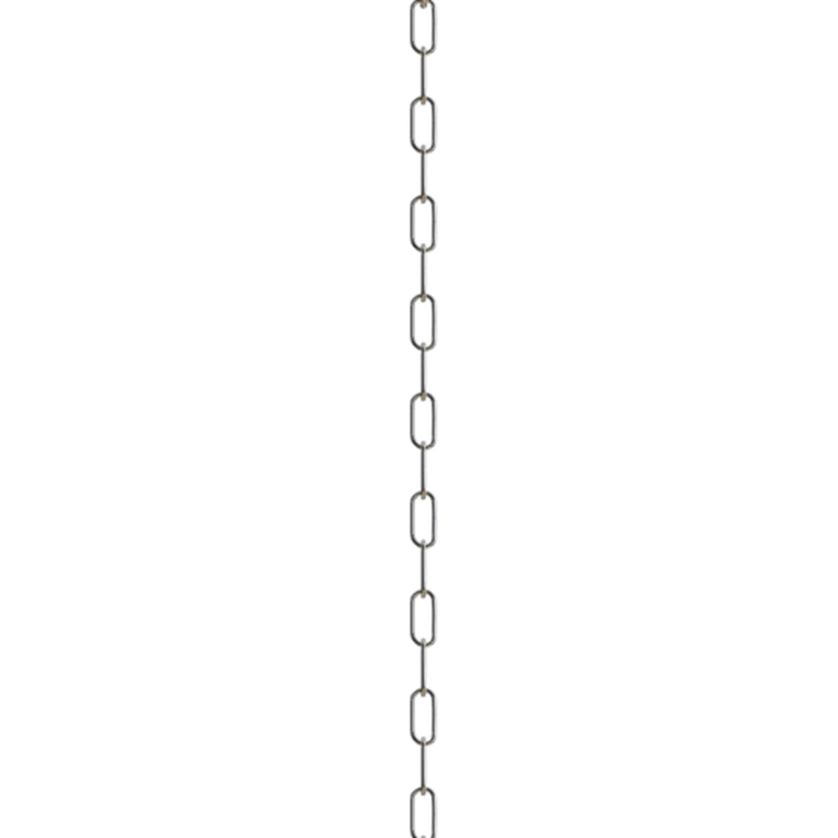 Kichler Heavy Gauge 36in Ceiling Chain | Weathered Zinc Steel | Pendant & Chandelier Suspension | 36 in L | Model 4901WZC