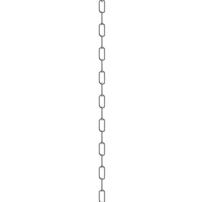 Kichler Heavy Gauge 36in Ceiling Chain | Weathered Zinc Steel | Pendant & Chandelier Suspension | 36 in L | Model 4901WZC