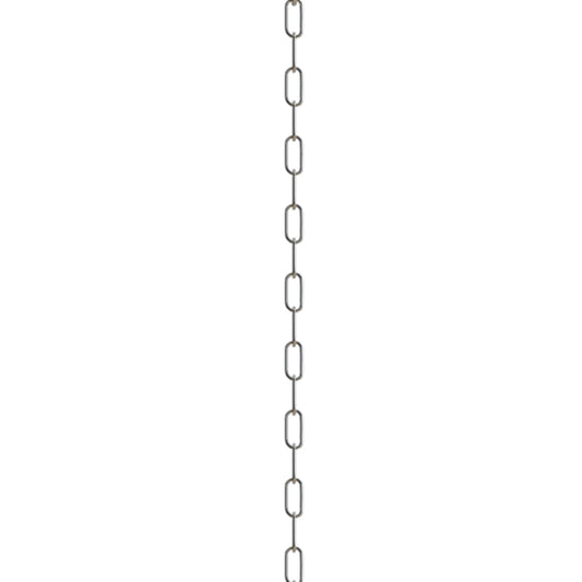 Kichler Heavy Gauge 36in Ceiling Chain | Weathered Zinc Steel | Pendant & Chandelier Suspension | 36 in L | Model 4901WZC