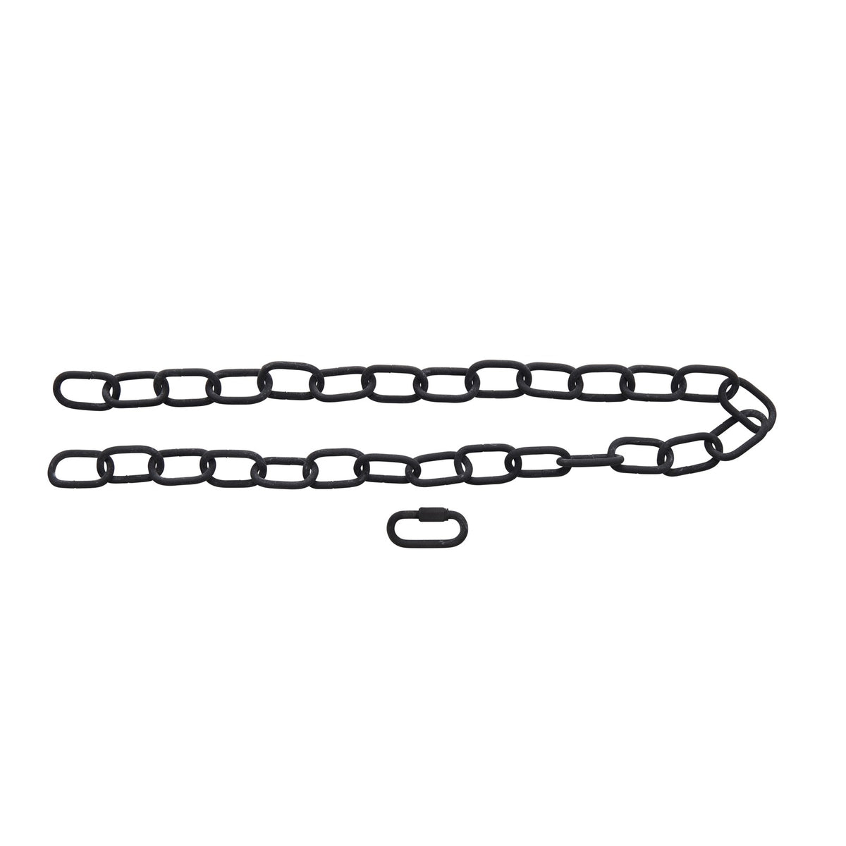 Kichler Heavy Gauge 36in Ceiling Chain | Weathered Zinc Steel | Pendant & Chandelier Suspension | 36 in L | Model 4901WZC