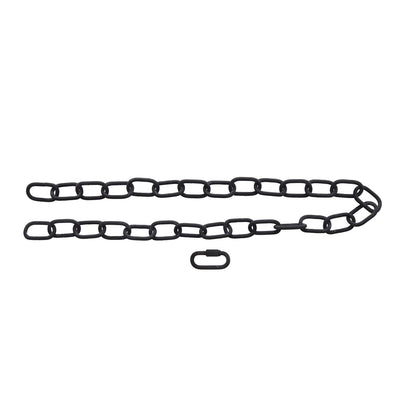 Kichler Heavy Gauge 36in Ceiling Chain | Weathered Zinc Steel | Pendant & Chandelier Suspension | 36 in L | Model 4901WZC