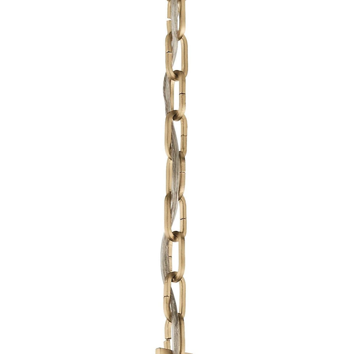 Kichler 36in Heavy Duty Chain | Champagne Bronze Steel | Lighting Accessory for Pendants & Chandeliers | 36 x 1 in | Model 4902CPZ