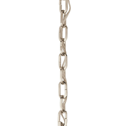 Kichler Accessory 36in Light Chain | Polished Nickel Steel | Pendant & Chandelier Hanging | 36 x 1 in | Model 4902PN