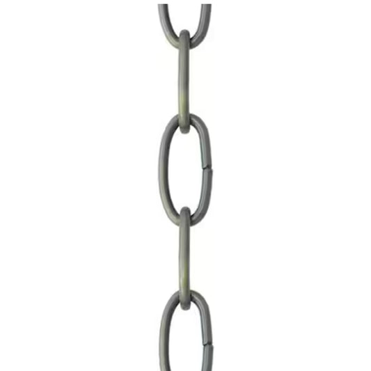 Kichler 36in Accessory Chain | Classic Pewter Steel | Ceiling Fixture Extension | 36 x 1 in | Model 4908CLP