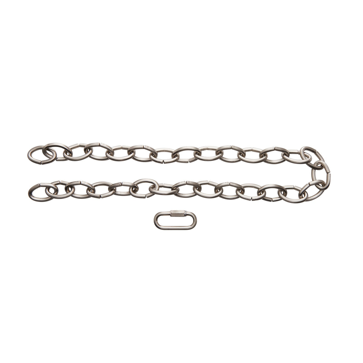 Kichler Heavy Gauge Chain 36in | Brushed Nickel Steel | Lighting Accessory for Hanging Fixtures | 36 x 1 in | Model 4908NI
