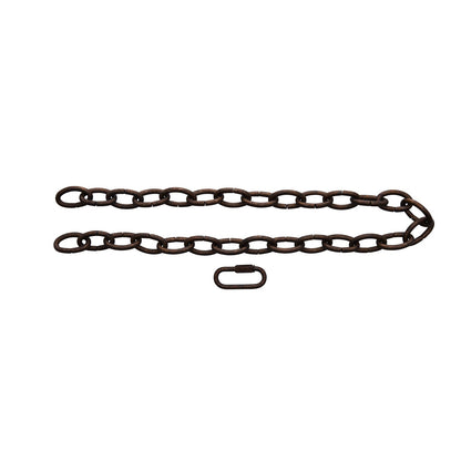 Kichler Heavy Gauge Chain 36in | Terrene Bronze Steel | Ceiling Accessory for Hanging Lights | 36 x 1 in | Model 4908TRZ
