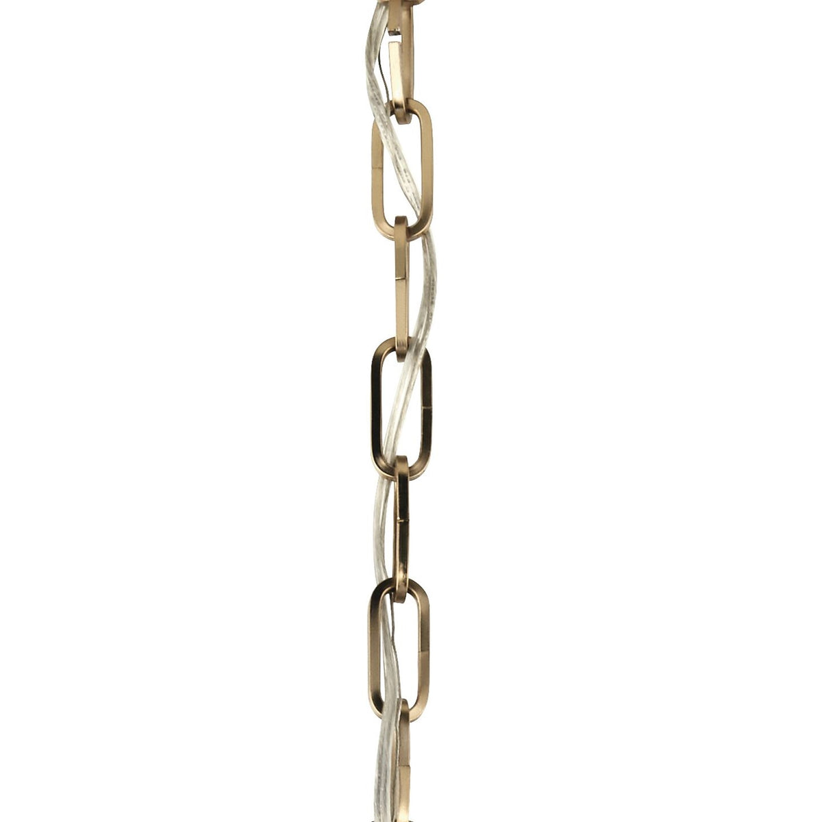 Kichler Accessory Chain 36in | Black Steel | Ceiling Fan & Light Fixture Extension | 36 x 1 x 1 in | Model 4921BK